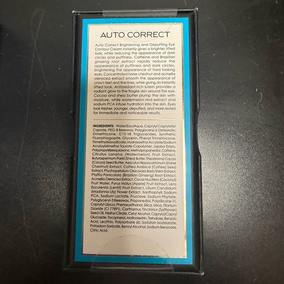 Sunday Riley Auto Correct Eye Cream in Blue and Silver - Picture 3 of 4